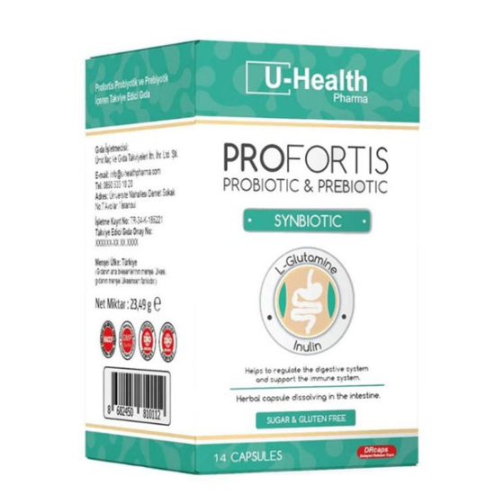 U Health Pharma Profortis Probiyotik 14 Kapsül - 1