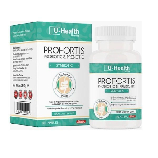 U Health Pharma Profortis Probiyotik 30 Kapsül - 1