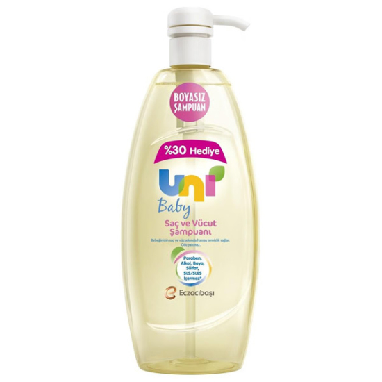 Uni Baby Saç ve Vücut Şampuanı 900 ml - 1