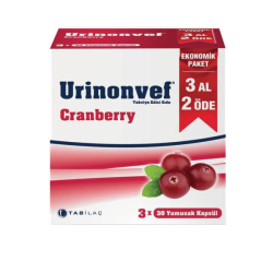 Urinonvef 30 Kapsül 3 Al 2 Öde - Tab İlaç