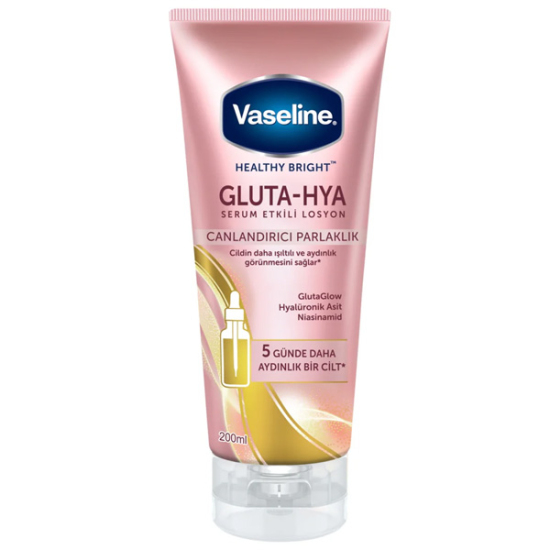 Vaseline Gluta Hya Serum Etkili Losyon Canlandırıcı Parlaklık 200 ml - 1