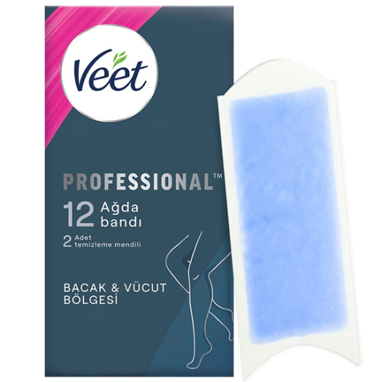 Veet Professional Ağda Bandı Hassas 12 li - 1