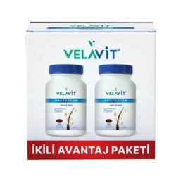 Velavit Phytoglow Hair Nail 120 Soft Gel Capsules - 2 li Avantajlı Paket - Velavit