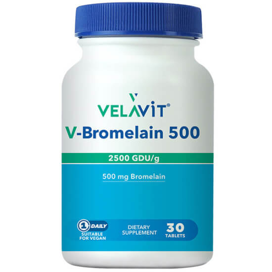 Velavit V Bromelain 500 30 Tablet - 1