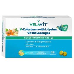 Velavit V Colostrum Lozenges 15 Pastil - Velavit