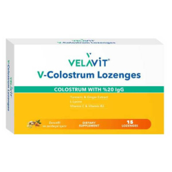 Velavit V Colostrum Lozenges 15 Pastil - Velavit