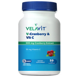 Velavit V Cranberry Vit C 30 Kapsül - Velavit