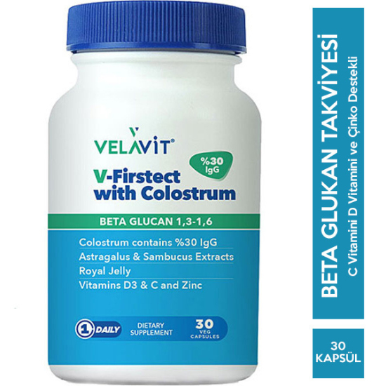 Velavit V Firstect With Colostrum 30 Tablet Kolastrum Takviyesi - 1
