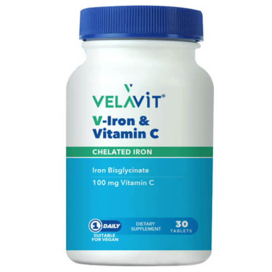 Velavit V Iron Vitamin C 30 Tablet - 1