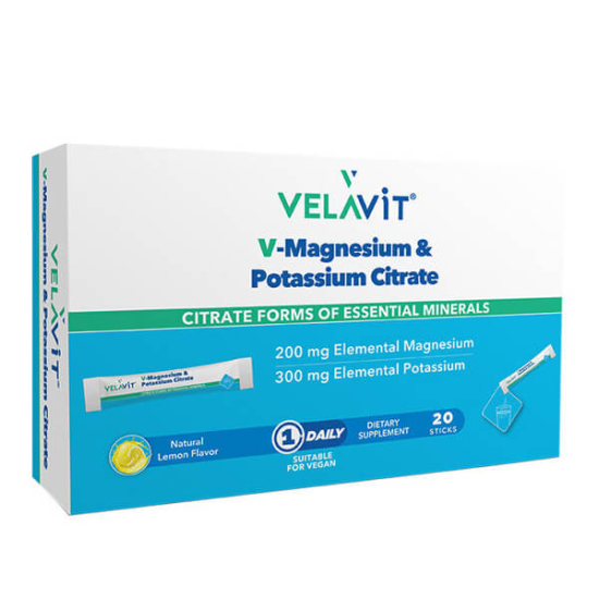 Velavit V Magnesium Potassium Citrate 20 Toz Poşet - 1