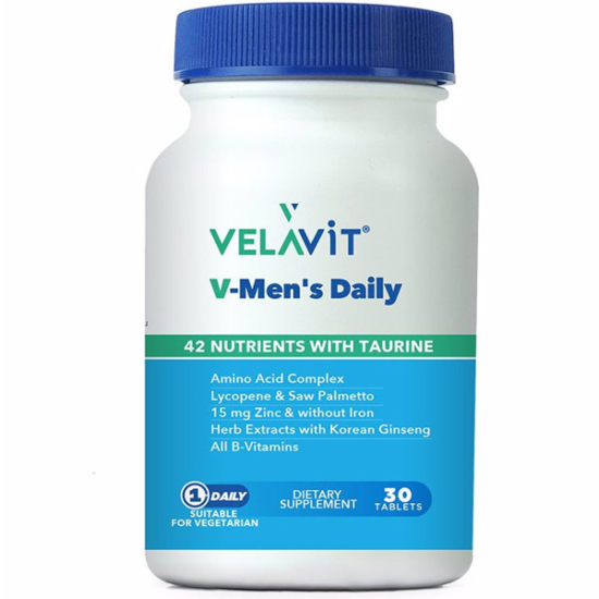 Velavit V Mens Daily Takviye Edici Gıda 30 Tablet - 1