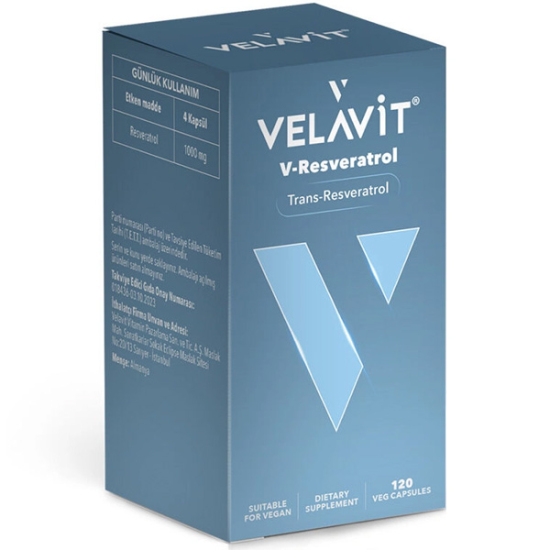 Velavit V Resveratrol 120 Kapsül - 1