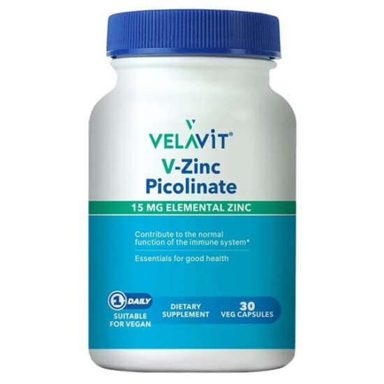 Velavit V Zinc Picolinate 30 Kapsül - 1