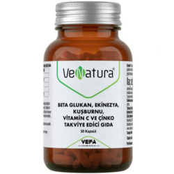 Venatura Beta Glukan Ekinezya Kuşburnu Vitamin C ve Çinko 30 Kapsül - Venatura