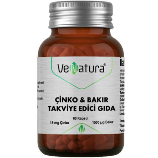 Venatura Çinko Bakır 60 Kapsül - 1