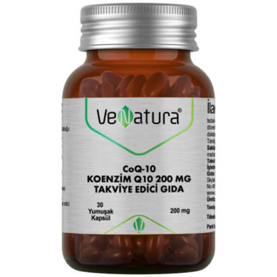 Venatura CoQ 10 Koenzim Q10 200 mg 30 Kapsül - 1