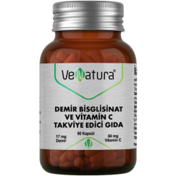 Venatura Demir Bisglisinat ve Vitamin C 90 Kapsül - Venatura