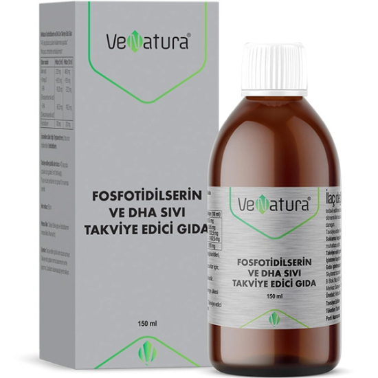 Venatura Fosfotidilserin ve DHA Sıvı Takviye Edici Gıda 150 ML - 1