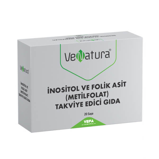 Venatura İnositol Ve Folik Asit (Metilfolat) 20 Saşe - 1