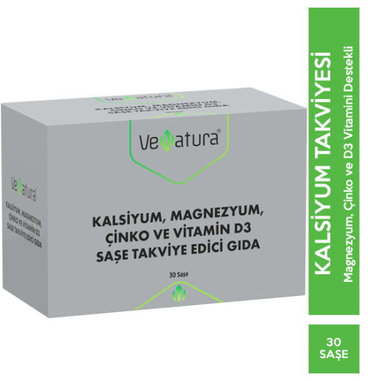 Venatura Kalsiyum Magnezyum Çinko Vitamin D3 30 Saşe - 1