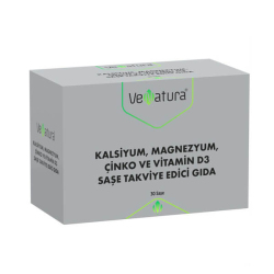 Venatura Kalsiyum Magnezyum Çinko Vitamin D3 30 Saşe - Venatura