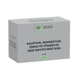 Venatura Kalsiyum Magnezyum Çinko Vitamin D3 30 Saşe - Venatura