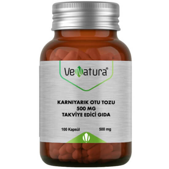 Venatura Karnıyarık Otu Tozu 500 mg 100 Kapsül - 1