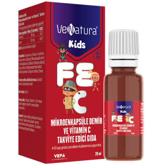Venatura Kids Mikroenkapsüle Demir ve Vitamin C 20 ml - 1