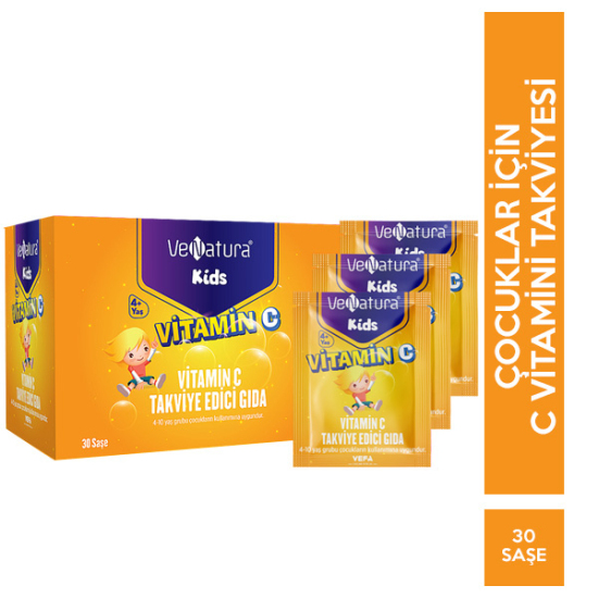 Venatura Kids Vitamin C 30 Saşe Çocuklar İçin C Vitamini Desteği - 1