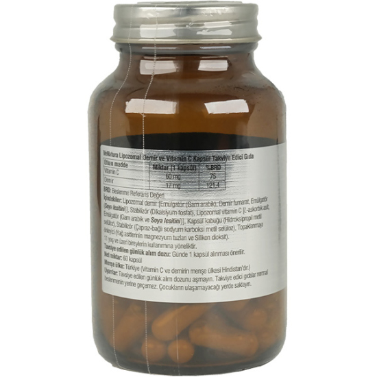 Venatura Lipozomal Demir ve Vitamin C 60 Kapsül - 2