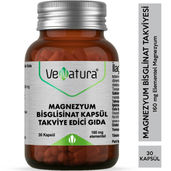 Venatura Magnezyum Bisglisinat 30 Kapsül - 1