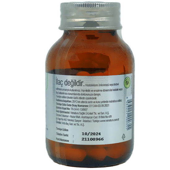 Venatura Magnezyum Bisglisinat Sitrat P 5 P Vitamin B6 60 Kapsül - 2