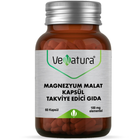 Venatura Magnezyum Malat 60 Kapsül 100 mg - 1
