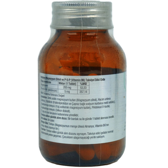 Venatura Magnezyum Sitrat P 5 P Vitamin B6 90 Kapsül - 2