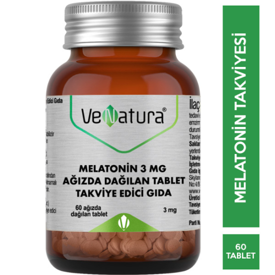 Venatura Melatonin 3 mg Ağızda Dağılan 60 Tablet - 1