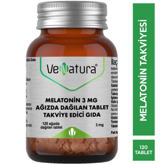 Venatura Melatonin Ağızda Dağılan 3 mg 120 Tablet - 1