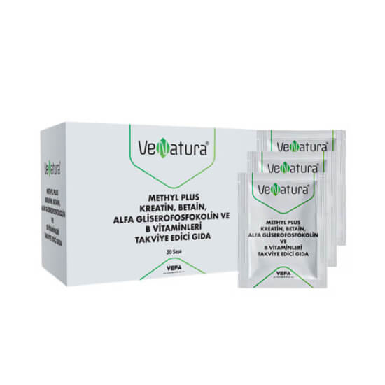 Venatura Methyl Plus Kreatin Betain Alfa Gliserofosfokolin ve B Vitaminleri 30 Saşe - 1