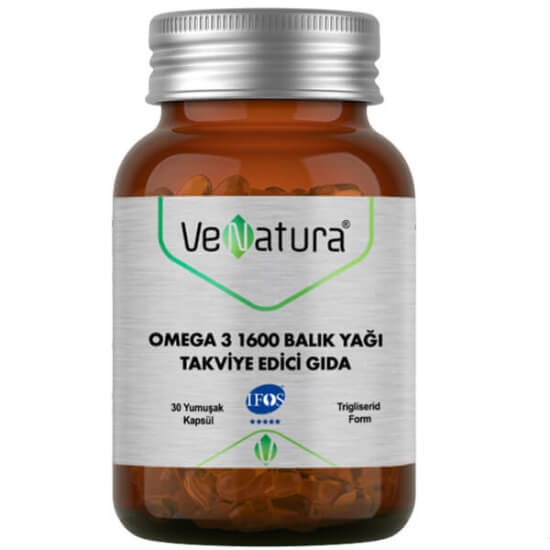 Venatura Omega 3 Balık Yağı 1600 mg 30 Kapsül - 1