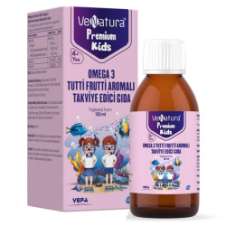 Venatura Premium Kids Omega 3 Tutti Frutti Aromalı Şurup 150 ml - Venatura