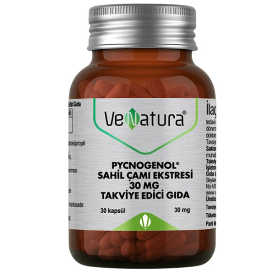 Venatura Pycnogenol Sahil Çamı Ekstresi 30 mg 30 Kapsül - 1