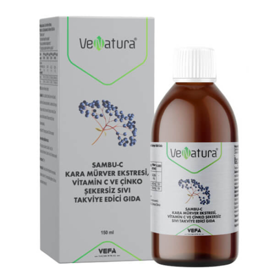 Venatura Sambu C Kara Mürver Ekstresi Takviye Edici Gıda 150 ML - 1