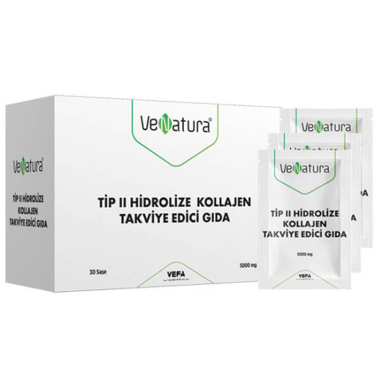 Venatura Tip 2 Hidrolize Kollajeni Takviye Edici Gıda 30 Saşe - 1