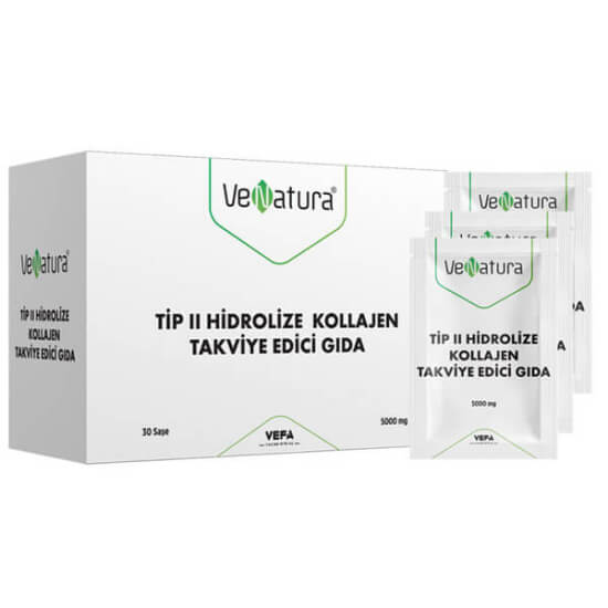 Venatura Tip 2 Hidrolize Kollajeni Takviye Edici Gıda 30 Saşe - 1