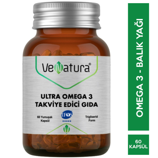 Venatura Ultra Omega 3 60 Yumuşak Kapsül - 1