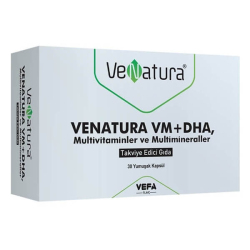Venatura VM DHA Multivitamin Multimineral 30 Kapsül - Venatura