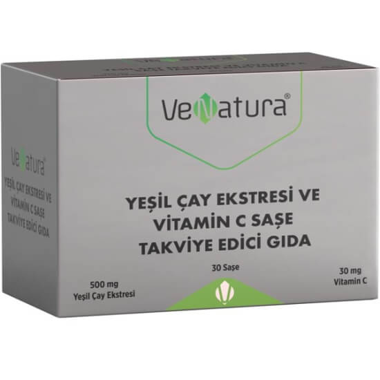 Venatura Yeşil Çay Ekstresi ve Vitamin C 30 Saşe - 1