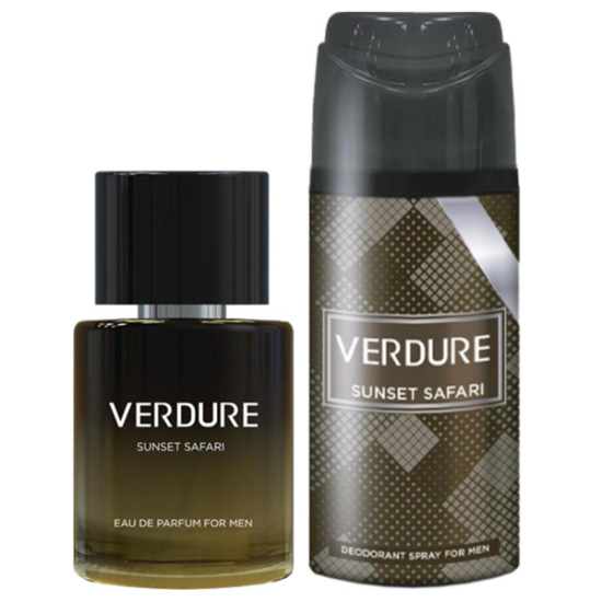 Verdure Sunset Safari Eau De Erkek Parfüm 100 ml ve Sunset Safari Deodorant Sprey 150 ml - 1