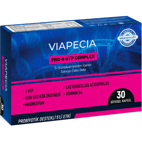 Viapecia Pro-5 HTP Complex 30 Kapsül - 1