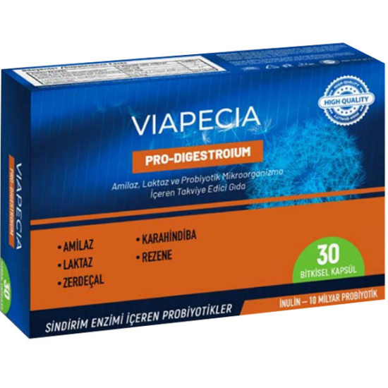 Viapecia Pro-Digestroium 30 Bitkisel Kapsül - 1