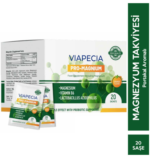 Viapecia Pro-Magnium 20 Saşe - 1